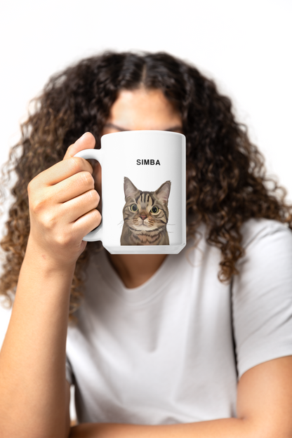 Custom Pet Pawtrait Mug